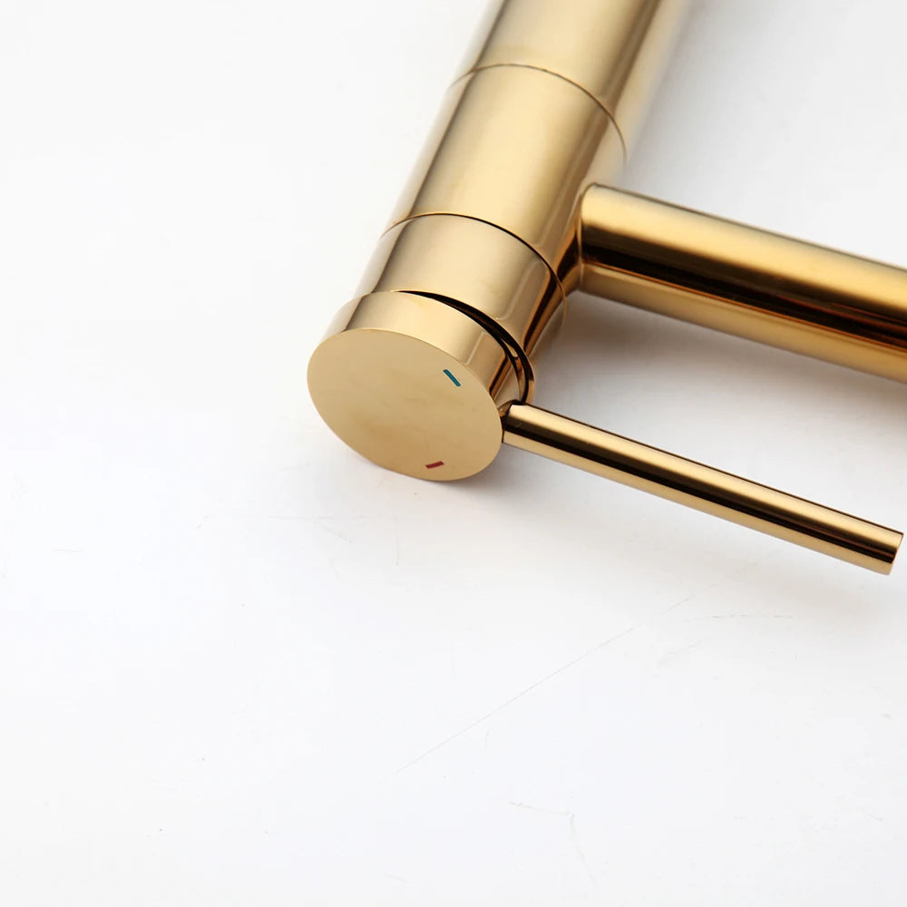 JIENI Bathroom Basin Faucet Vessel Sink Mixer Deck Mounted