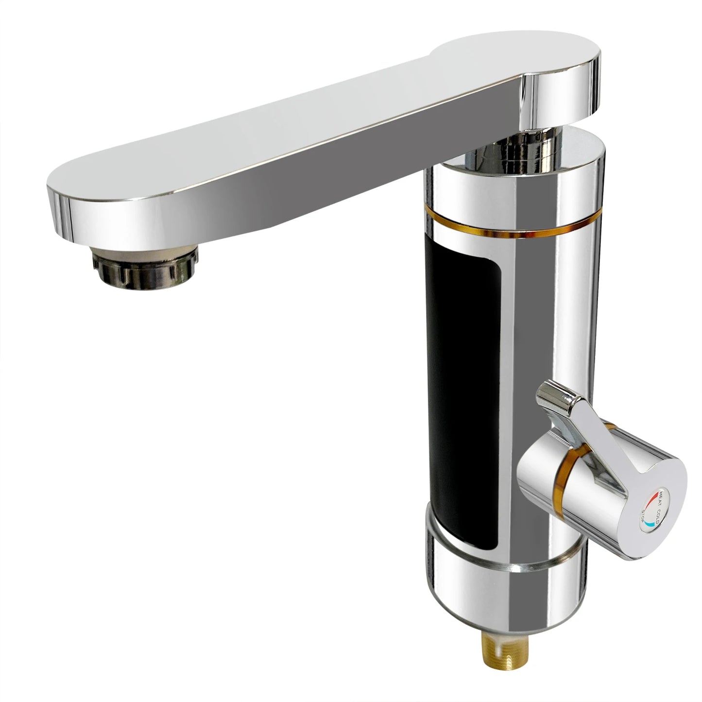 Electric Water Heater Faucet Instant Fast Heating Tap with LED Digital Display Rotatable for Bathroom Kitchen