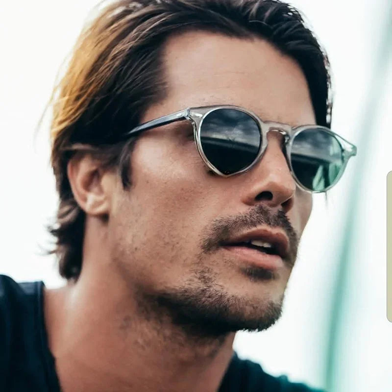 Hign Concerned Chemical Round Cat Eye Sunglasses Vintage