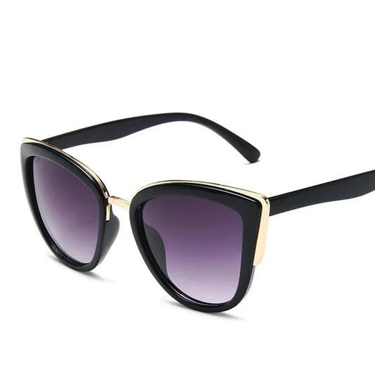 Retro Cateye Sunglasses Women Polarized UV400 Protection