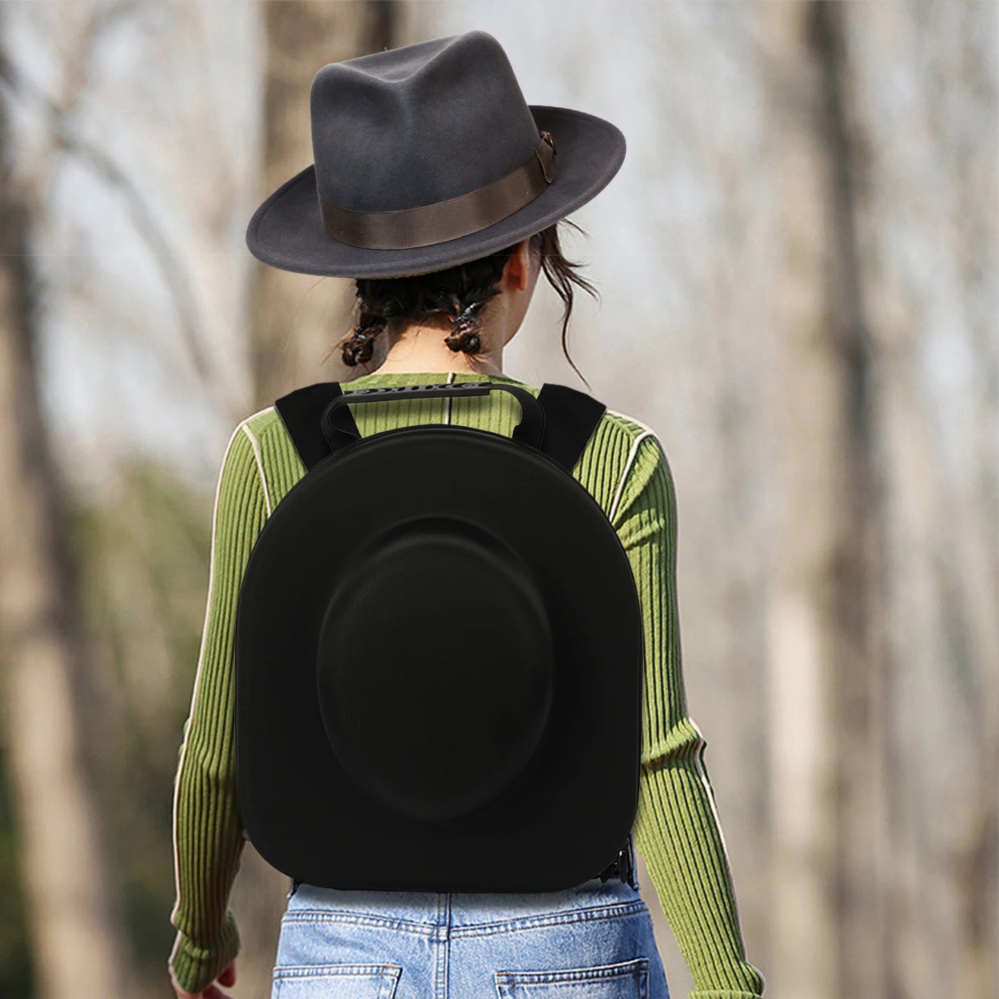 CN Sichuan Cowboy Hat Storage Bag Durable Travel Organizer