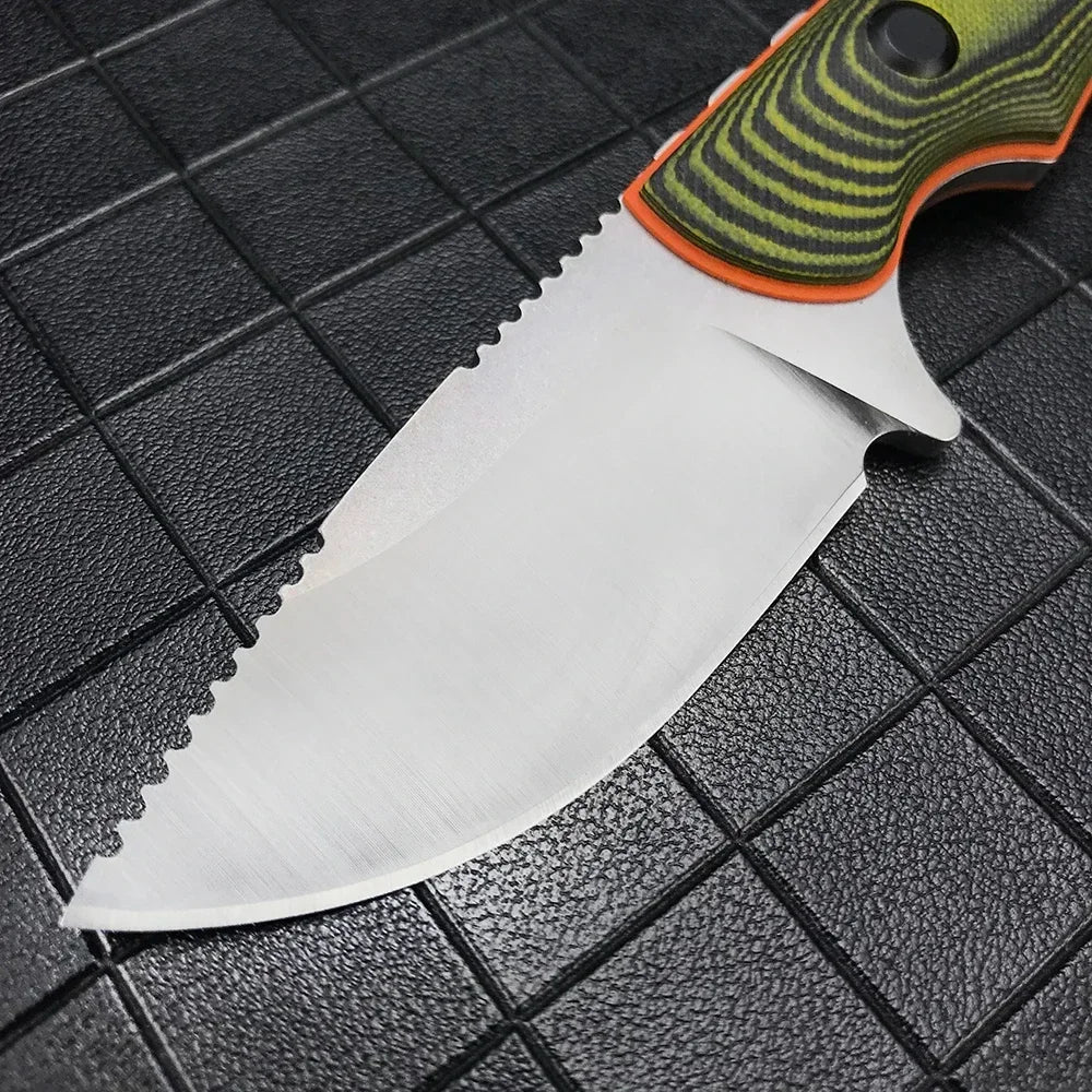 BM 15017 Outdoor Self Defense Fixed Blade Hunter Knife with Kydex Sheath G10 Handle Survival Camping Small Multitools Knife