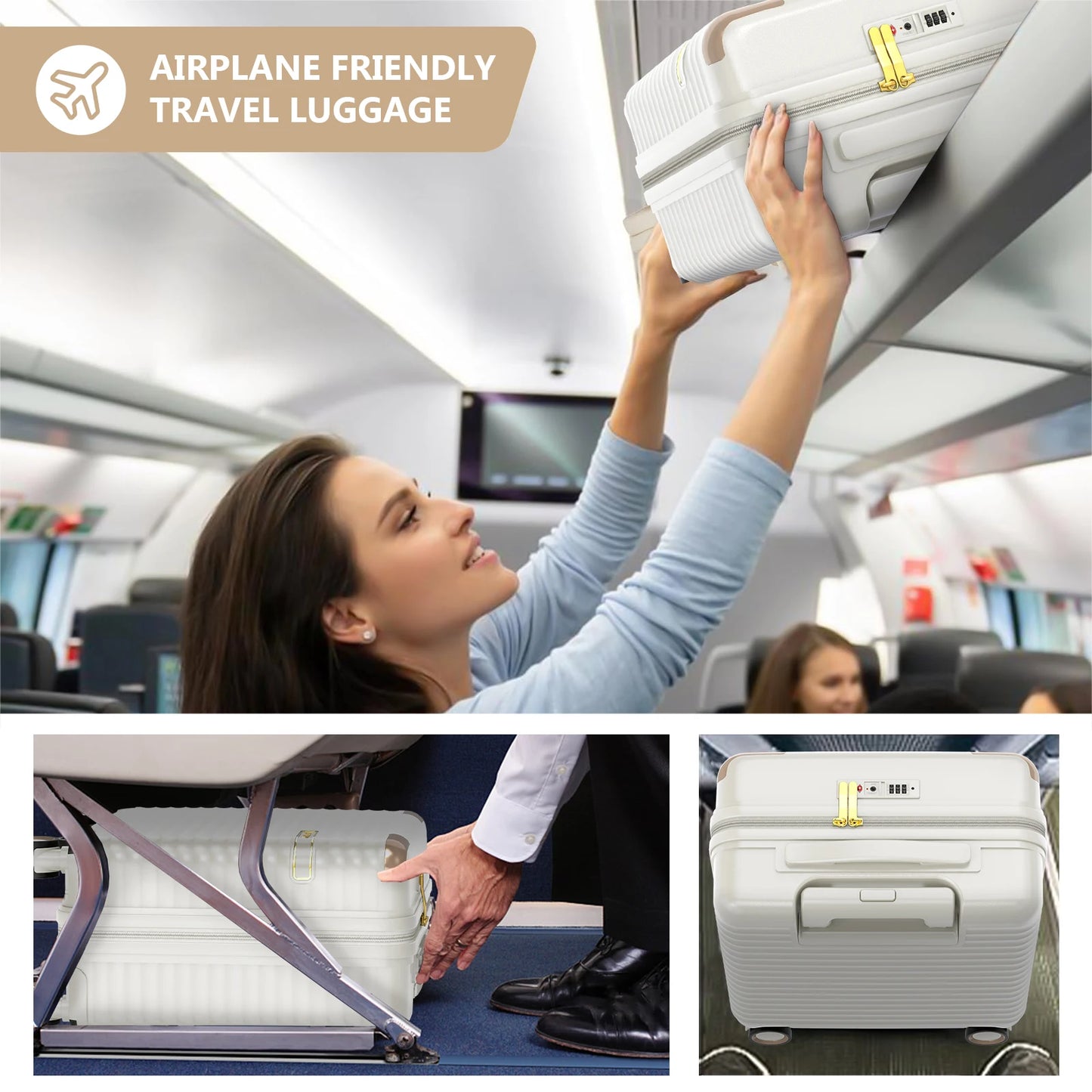 Joyway Carry On Luggage TSA Lock Lightweight Durable