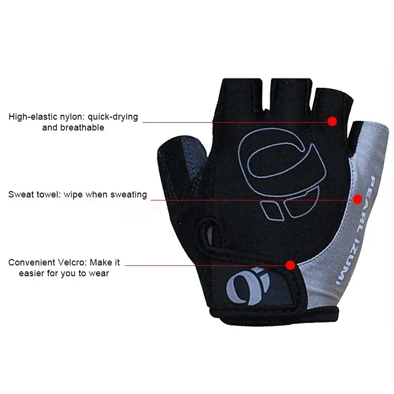 Half Finger Gel Cycling Gloves Anti Slip Men Road MTB