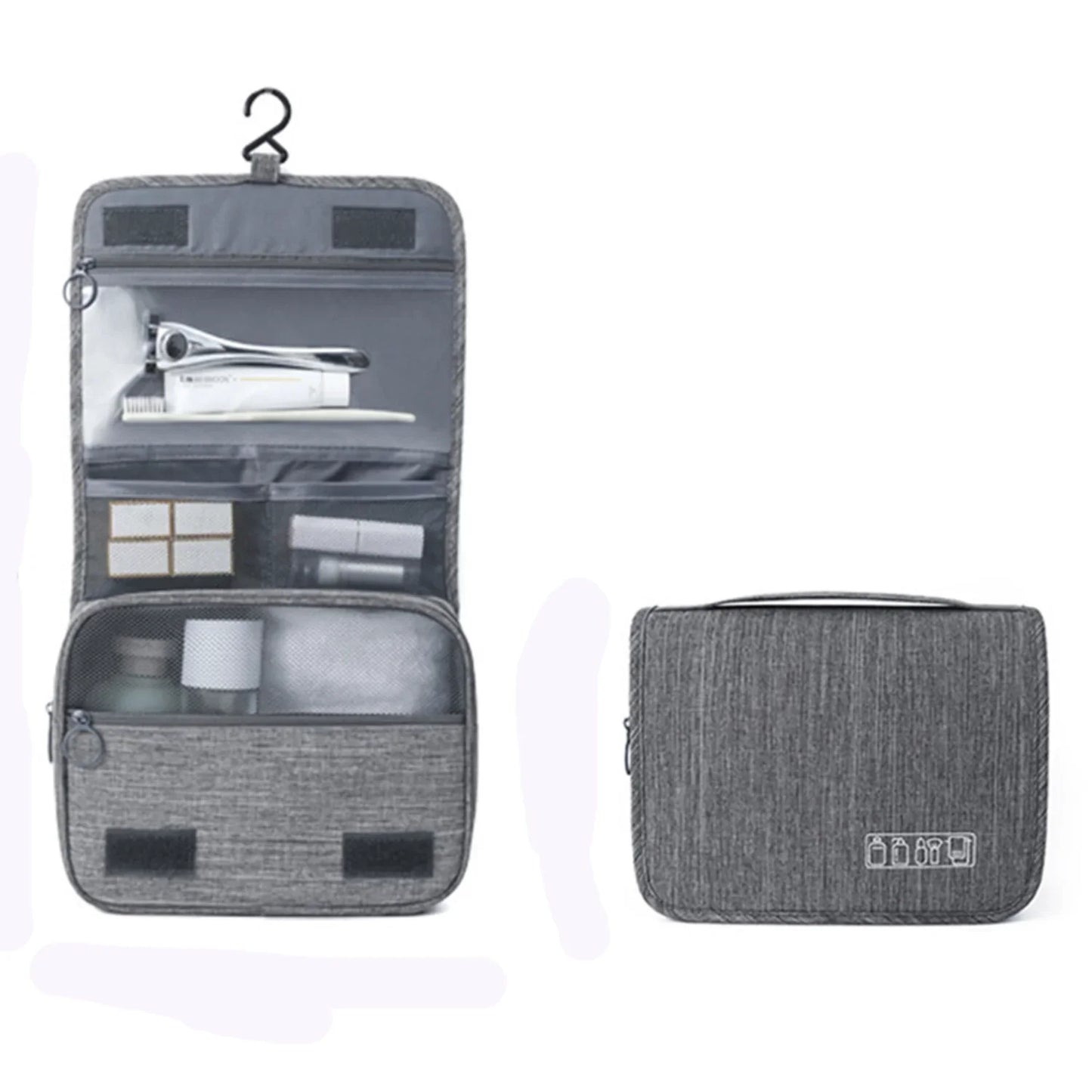 Waterproof Travel Toiletry Bag Hanging Wet Dry Separation