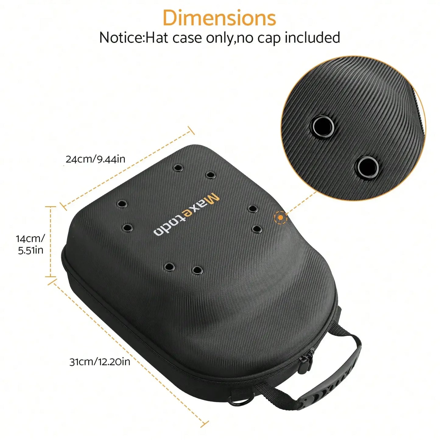 CN Guangdong EVA Hat Storage Bag For 6 Baseball Caps