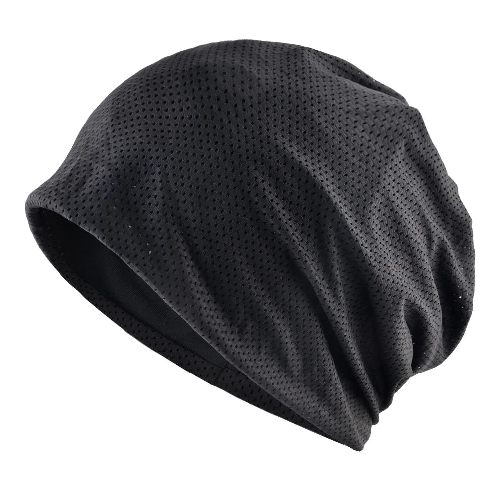 Unisex Breathable Polyester Skull Cap For Sports Running