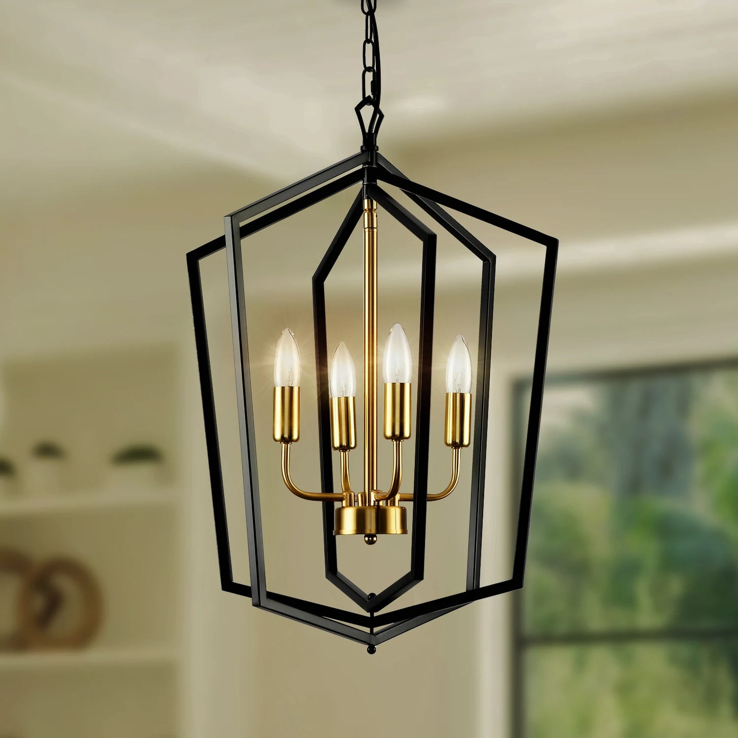 LovingC 4 Light Rustic Farmhouse Chandeliers Pendant
