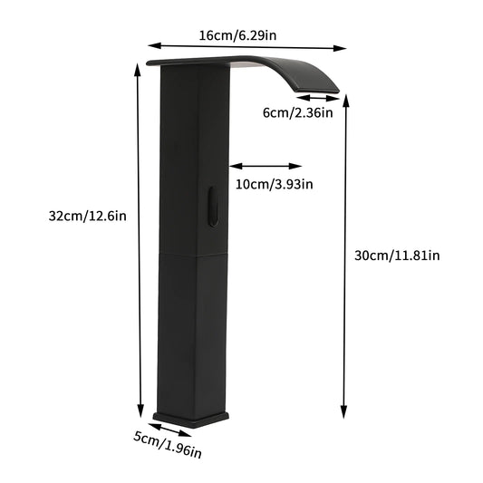Touchless Bathroom Vessel Faucet with Infrared Sensor