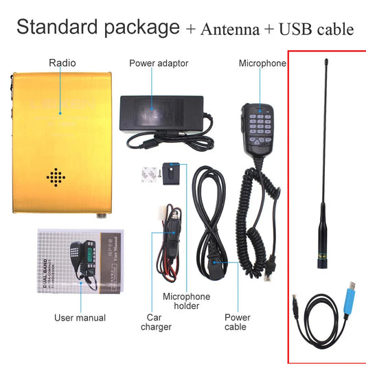 Leixen VV-898SP Backpackable Mobile Radio with 12000mAh Battery