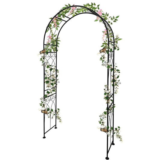 TWISTER.CK Metal Garden Arch For Climbing Plants And Vines