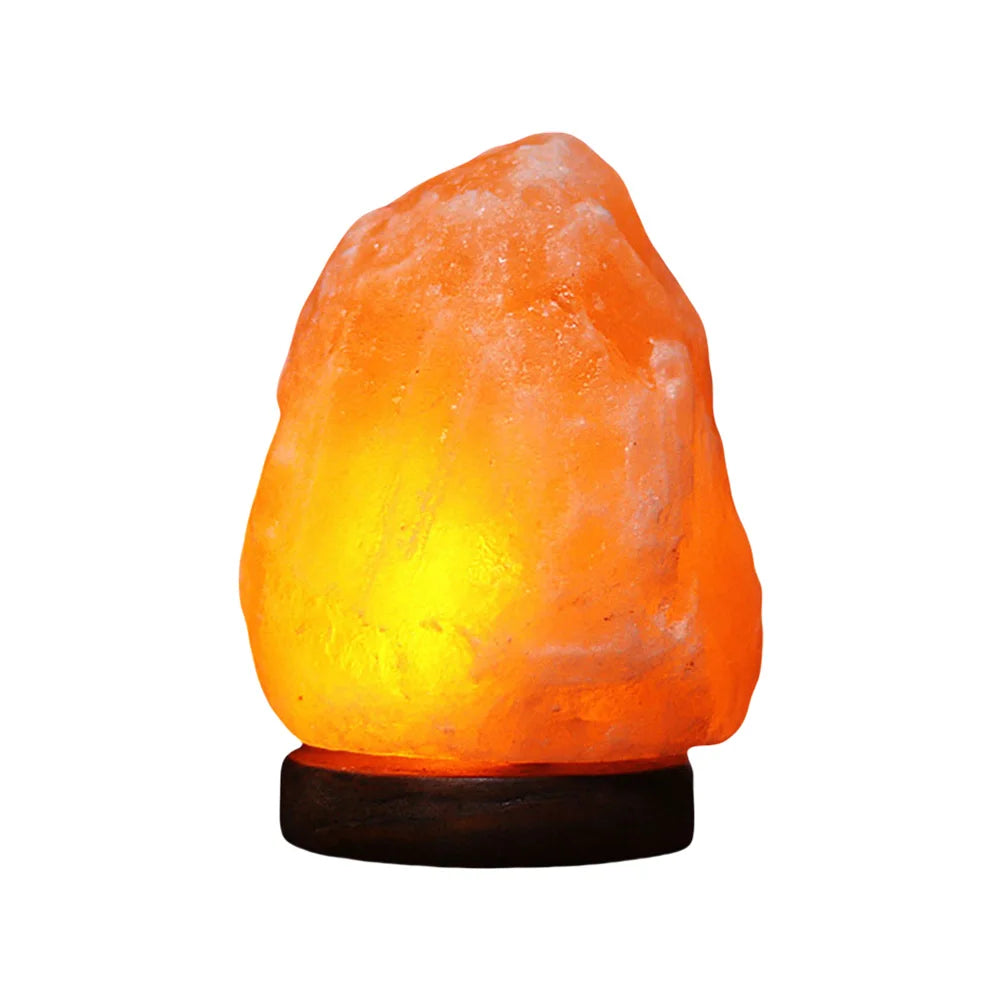 Himalayan Salt Lamp LED Night Light With Base Crystal Salt Rock Lamp Classic Table Light For Bedroom Decor