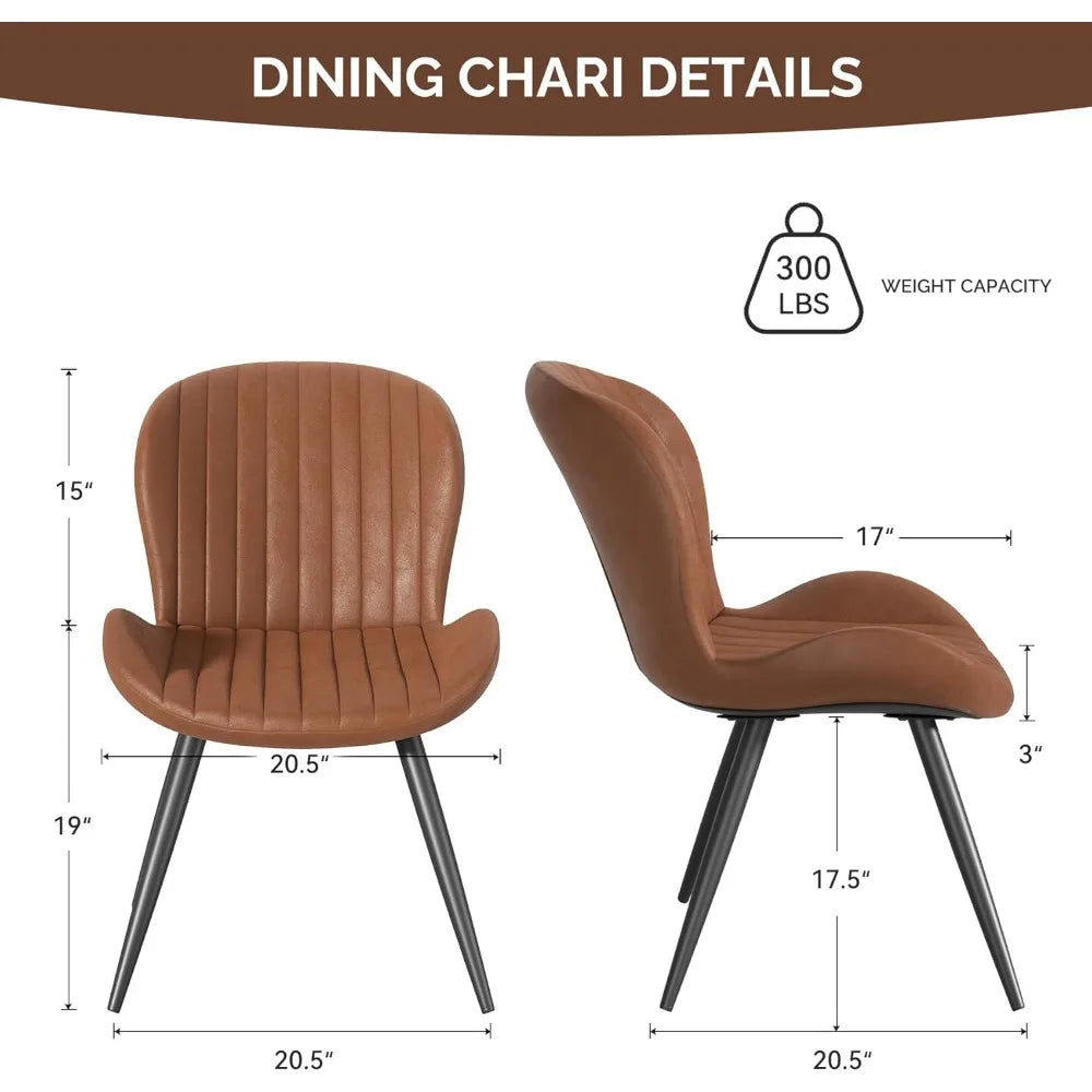 Zhuxiang Dining Chairs Set Of 6 Modern Upholstered Kitchen