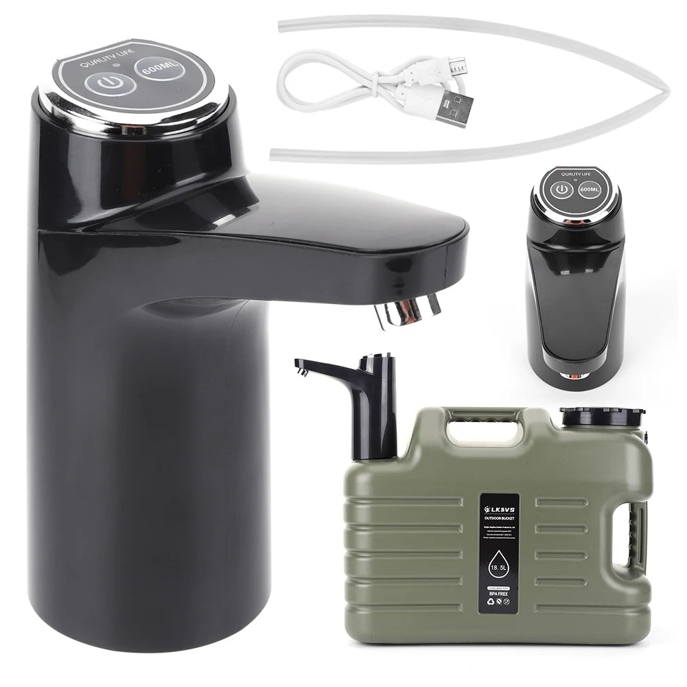 Shunmaii USB Rechargeable Portable Water Pump for Camping