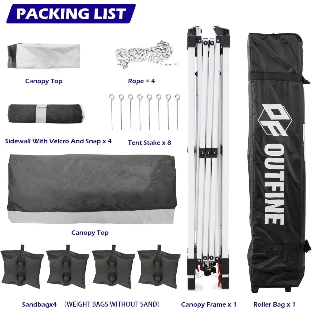 12’x12’ Top 10’x10’ Base Gazebo Outdoor Pop up Canopy Tent with Curtains and Shelter for Patio, Party & Backyard (Grey, 12 * 12