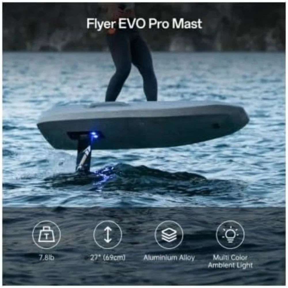 Flyer EVO Pro eFoil Electric Hydrofoil Surfboard with LEDs