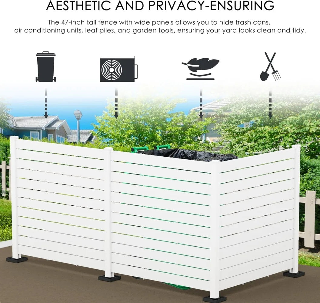 Feature Outdoor Privacy Screen Enclosure Kit For Backyard