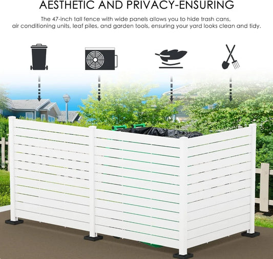 Feature Outdoor Privacy Screen Enclosure Kit For Backyard