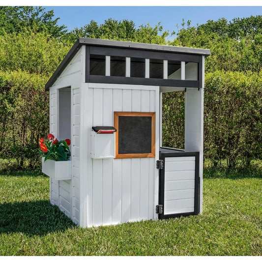Discovery Caraway Cottage Cedar Wood Outdoor Playhouse