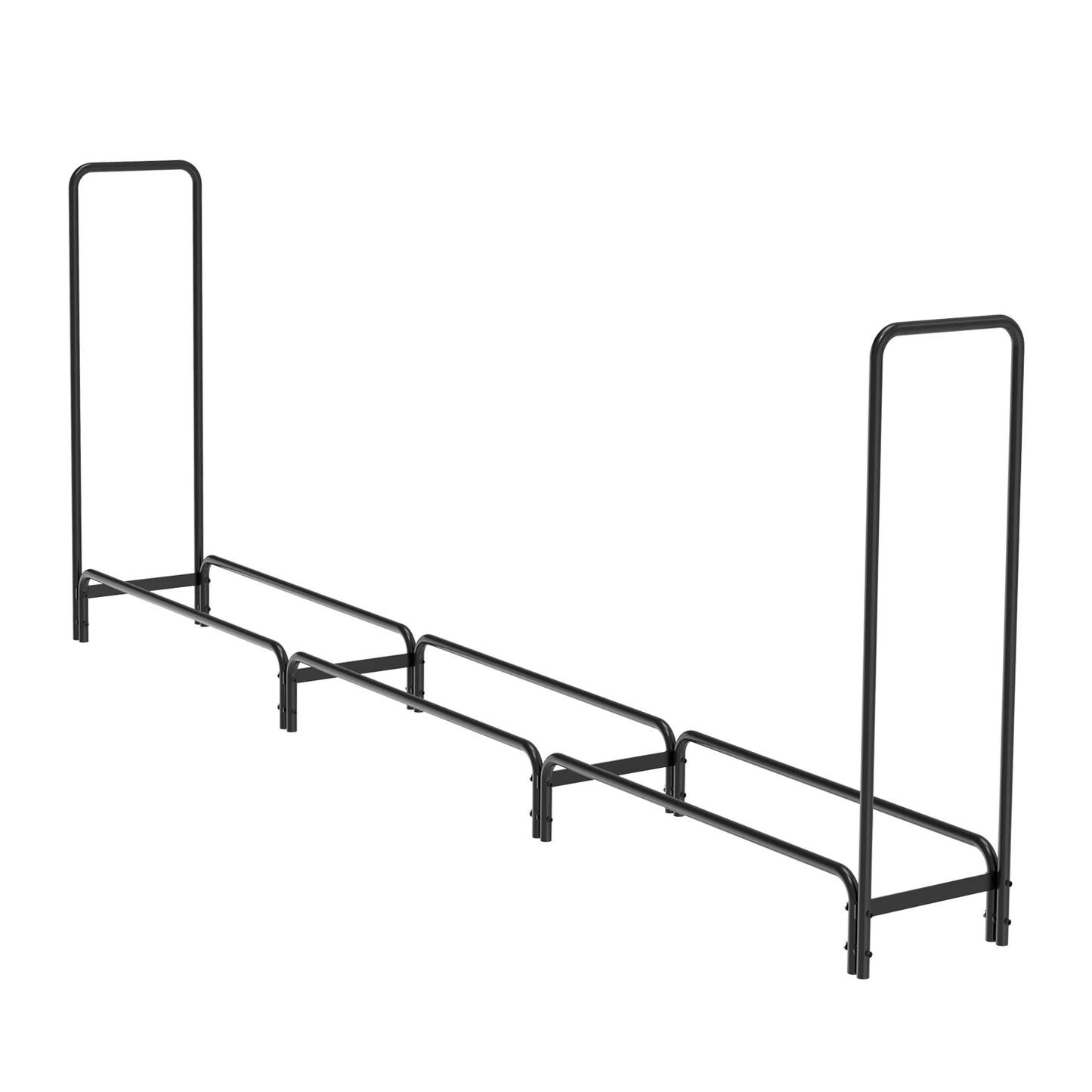 Heavy Duty Metal Log Rack for Outdoor Fireplace Storage