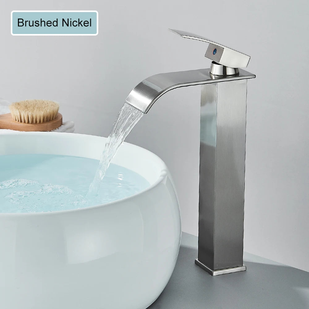 SAFLIHCAR Brass Single Hole Deck Mounted Basin Faucet