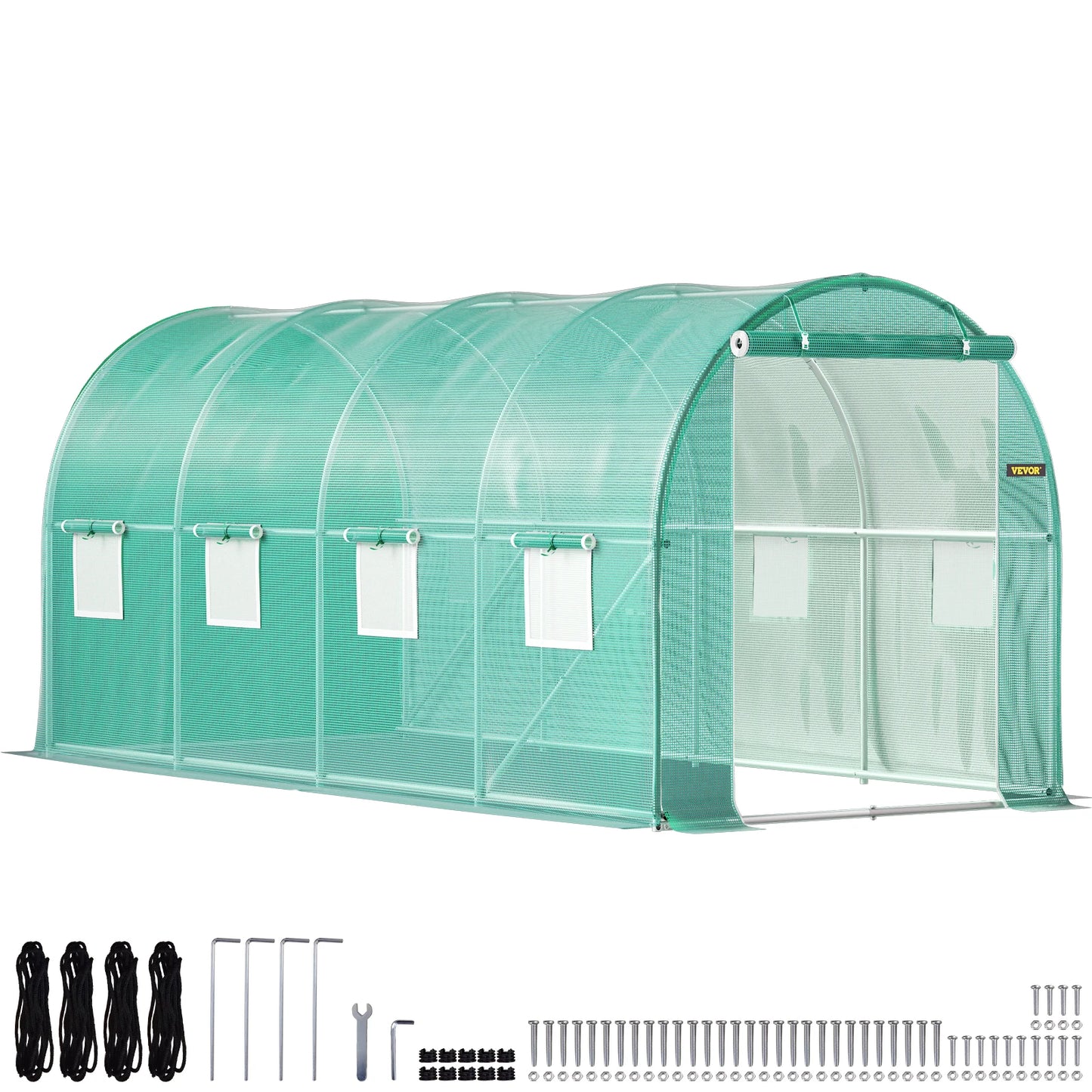 VEVOR Walk In Tunnel Greenhouse With Galvanized Frame
