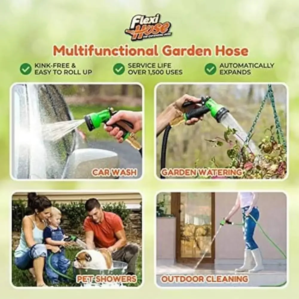 Hign-concerned Expandable Garden Hose No Kink Fittings