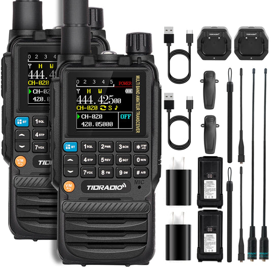 TIDRADIO H3 Walkie Talkies Long Range Wireless Set