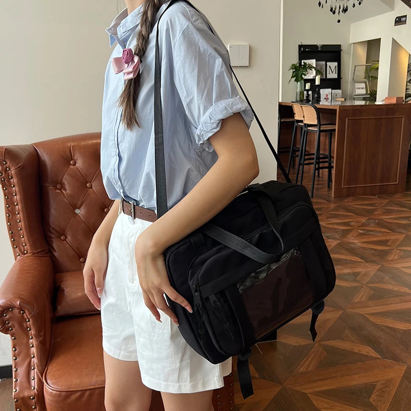 Hebei Nylon Travel Shoulder Bag For Men And Women Everyday