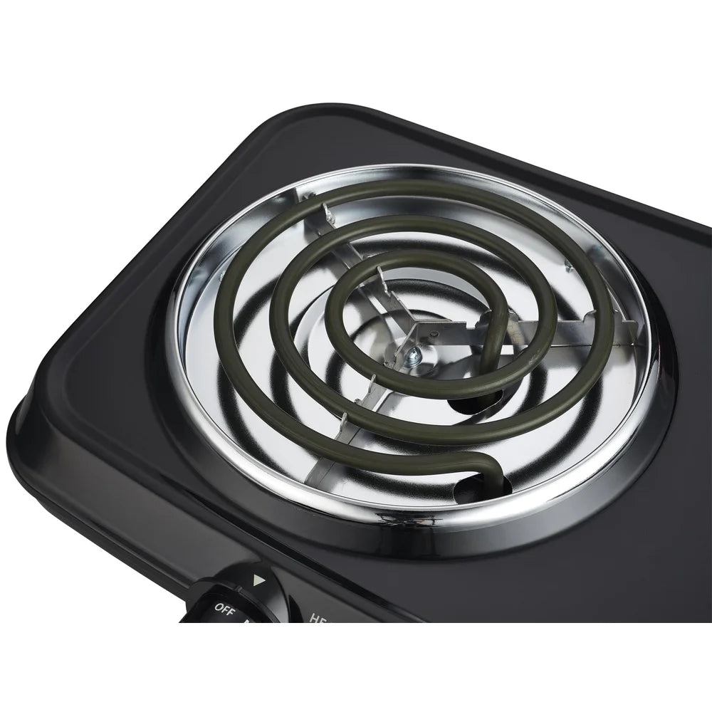 XMSJ Portable Double Burner Hot Plate 1800W Compact