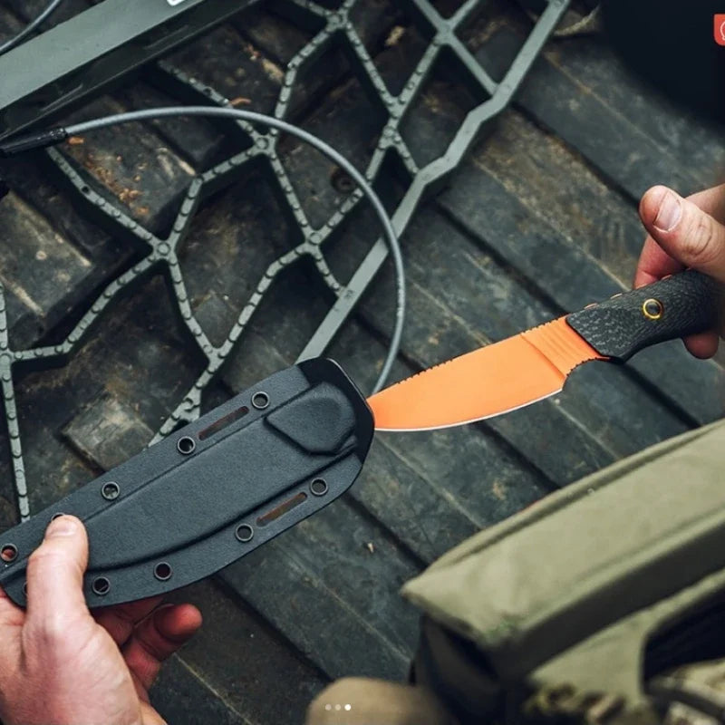 DIY Supplies Raghorn D2 Steel Survival Knife EDC Pocket