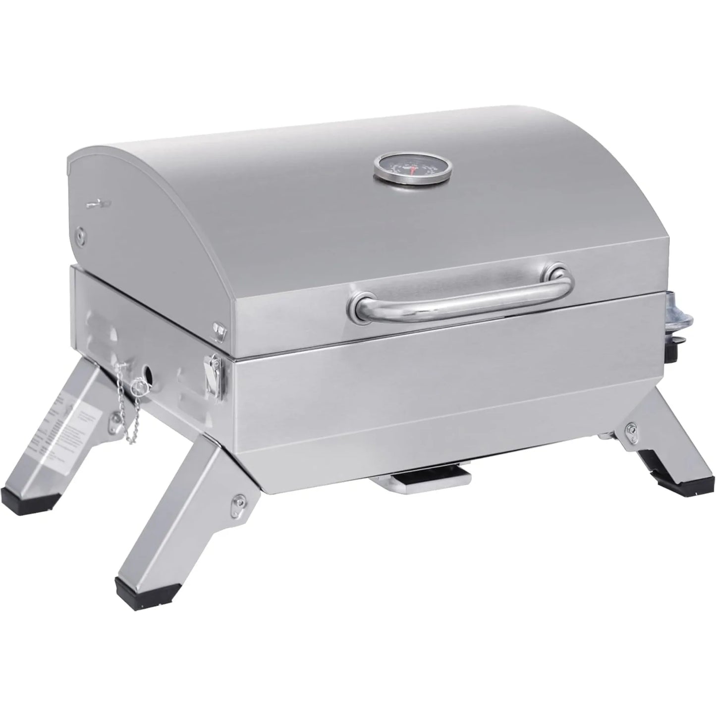 Stainless Steel Portable Gas Grill for Camping and Tailgating