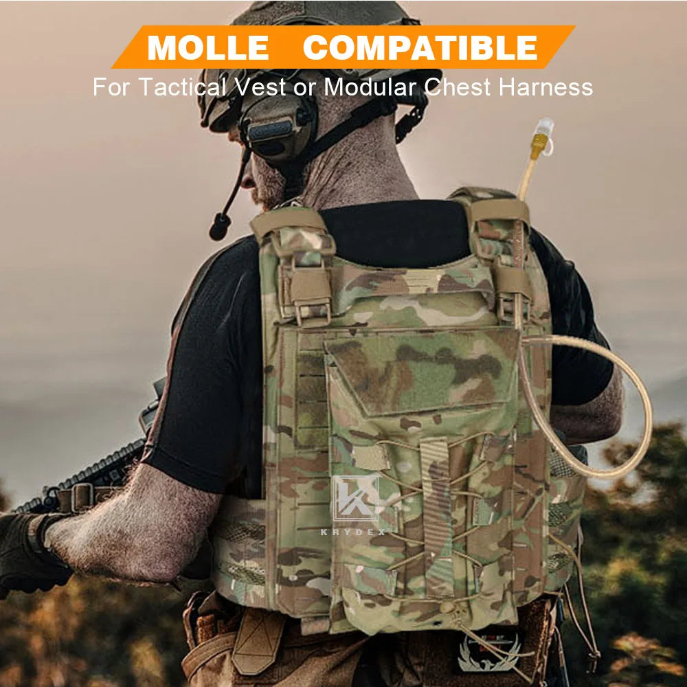 KRYDEX Hydration Carrier MOLLE Pouch Fifty Oz Water Bladder