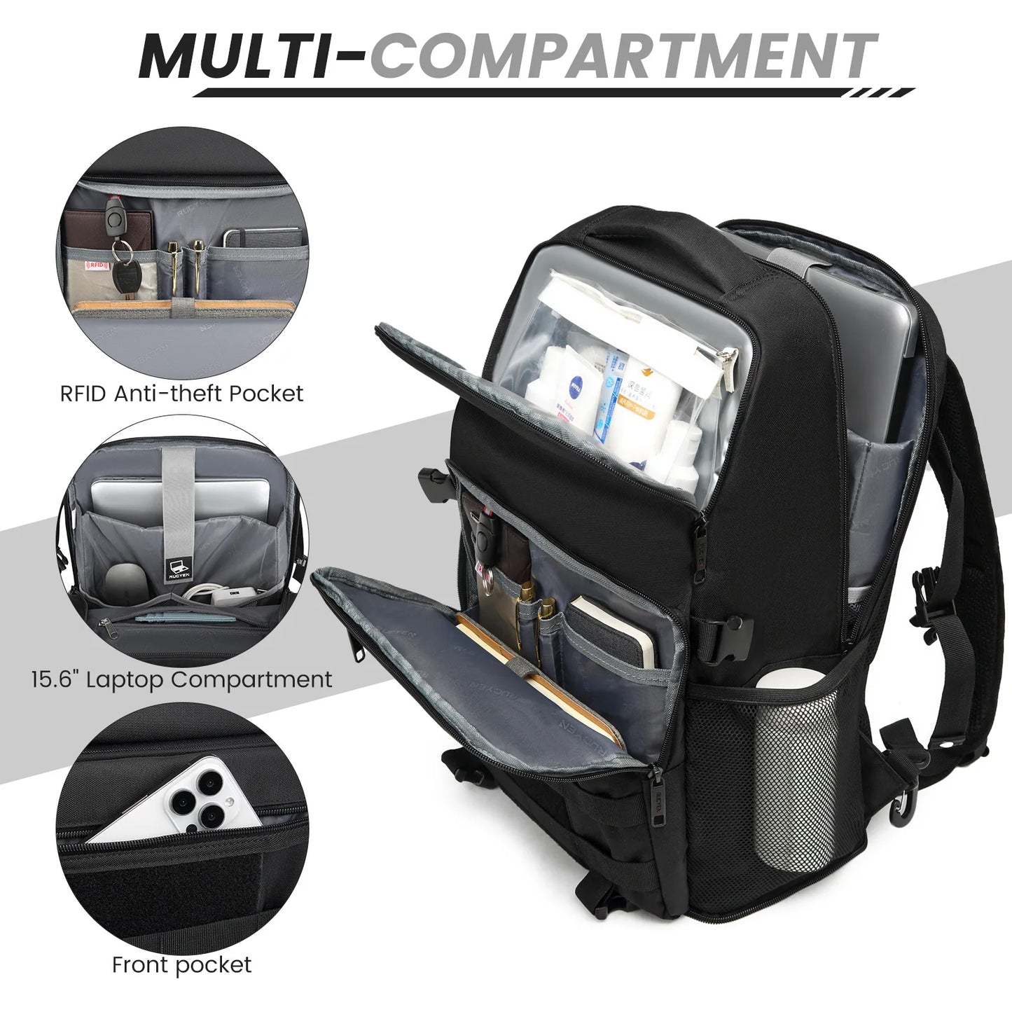 Insulated Backpack Lunch Bag Cooler Insulated Picnic Bag 15.6 Inch Laptop Backpack Outdoor Backpack Waterproof Cooler Ice bag