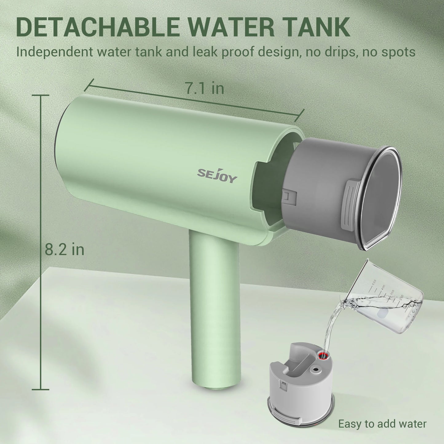 Sejoy 1000W Handheld Garment Steamer 110V 220V CE RoHS