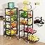 Hign-concerned Fruit Vegetable Storage Basket 5 Pullout