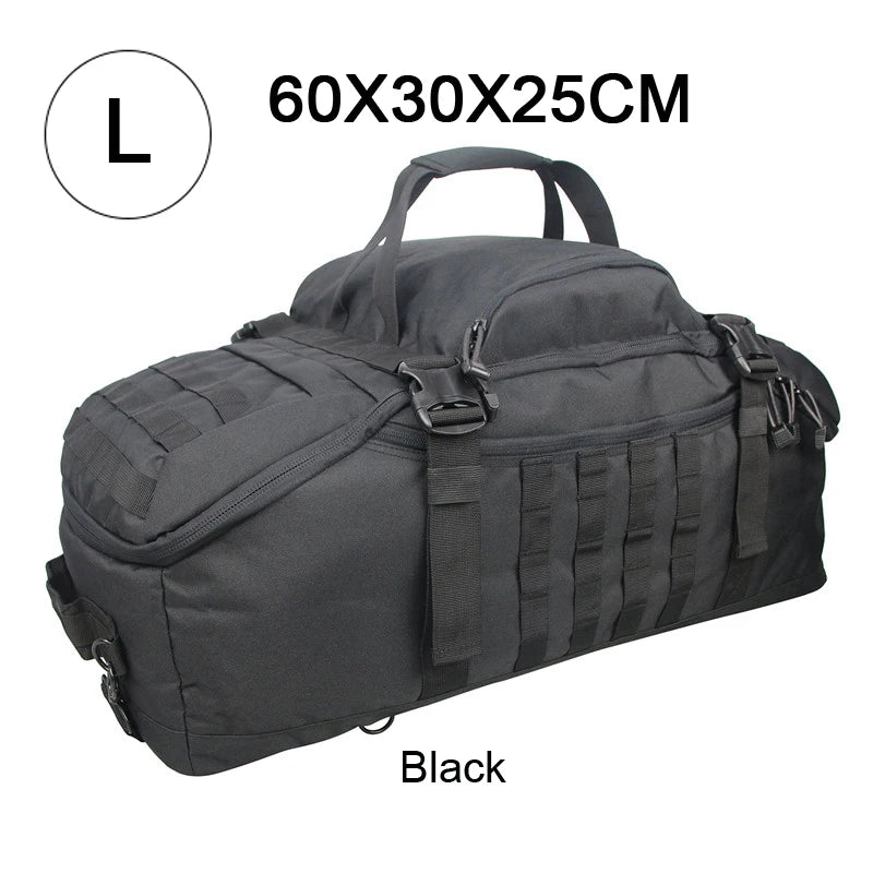 QCN Travel Bag Molle Tactical Gym Duffle For Camping