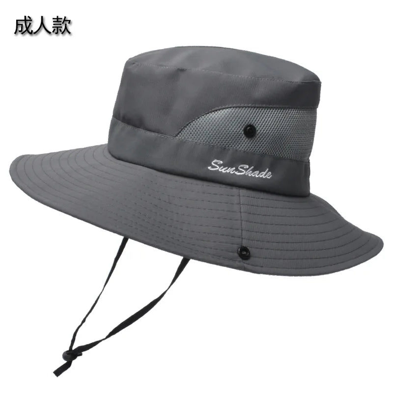 CN Outdoor Bucket Hat Men Summer Breathable Panama Cap