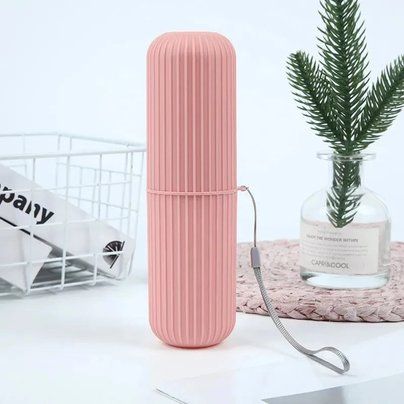 Feature Travel Toothbrush Box Cup Toothpaste Storage