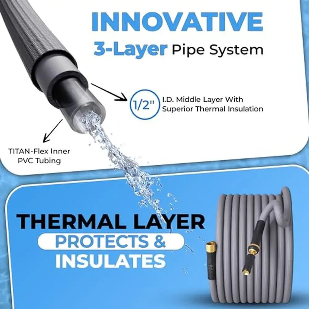 Hign-concerned Titan Garden Hose with Brass Connectors