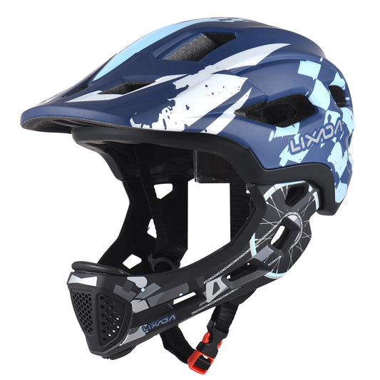 Kids Adjustable Full Face Cycle Helmet for Ages 5-9