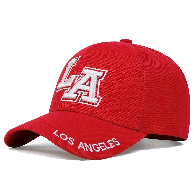 Zhejiang Unisex Los Angeles Letter Embroidery Baseball Cap