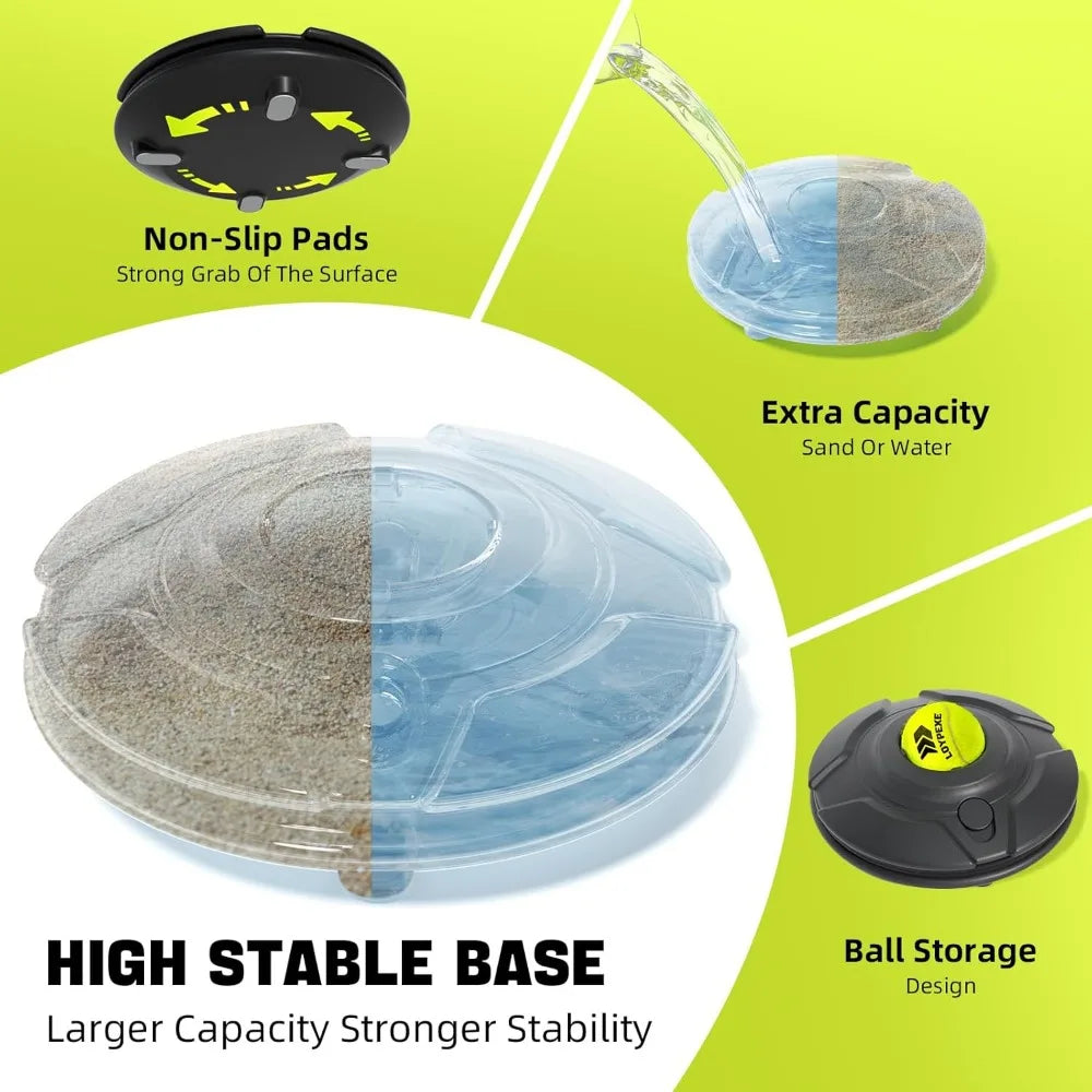 TEZEWA Tennis Practice Rebounder Set String Trainer