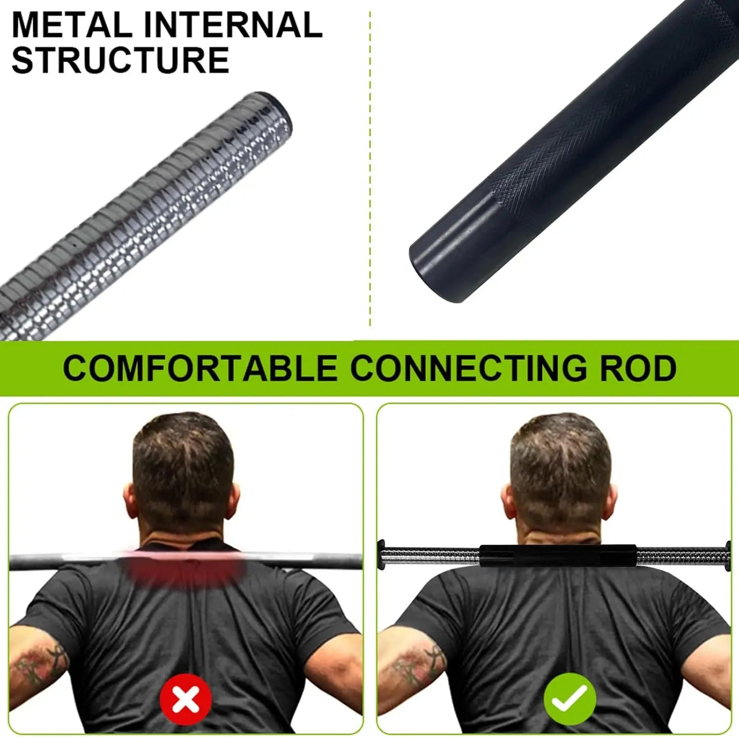 HiMISS 4 In 1 Adjustable Dumbbell Set 44lb Home Gym