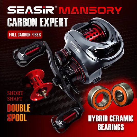 SeaSir Mansory Baitcasting Reel Ultralight Carbon 11 Plus 1