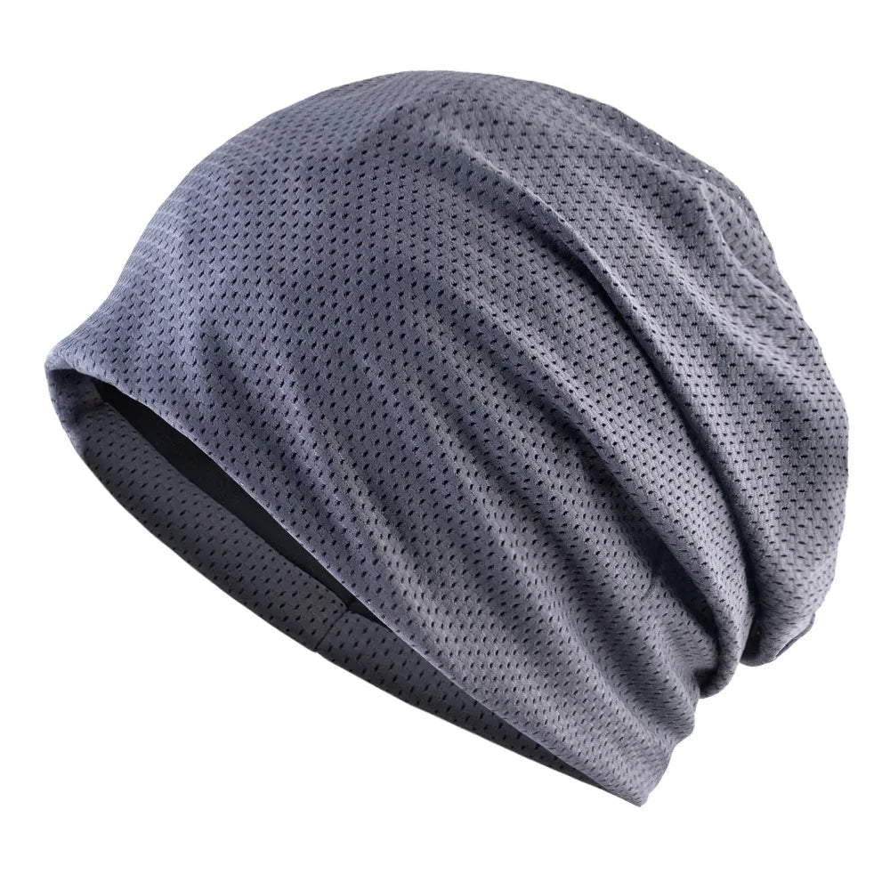 Unisex Breathable Polyester Skull Cap For Sports Running